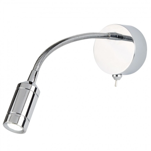 Aplica cu reader LED design minimalist Wall crom 2256CC SRT