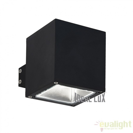 Aplica de perete exterior SNIF AP1 SQUARE NERO 123080