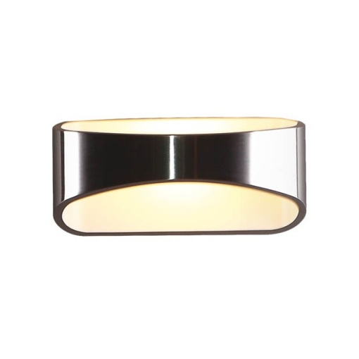 Aplica de perete LED Hugo alb/ argintiu W0053 MX