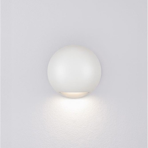 Aplica exterior cu iluminat jos LED IP65 PASSO alb