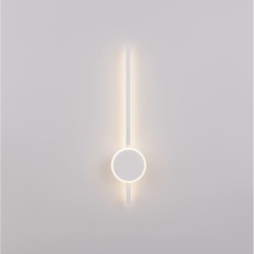 Aplica LED design modern minimalist CLOCK alba