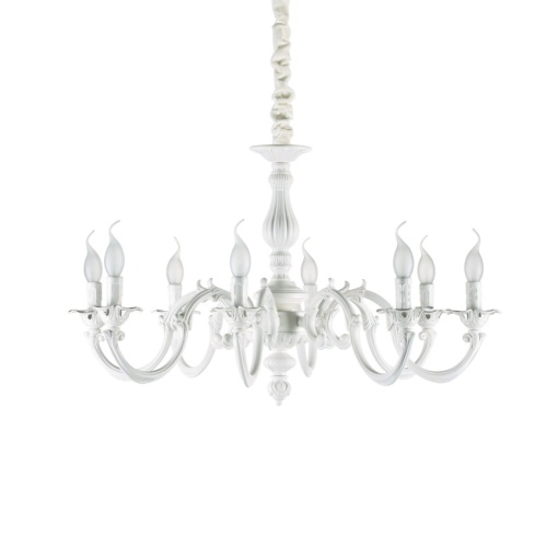 Candelabru elegant design clasic JUSTINE SP8 alb 197524