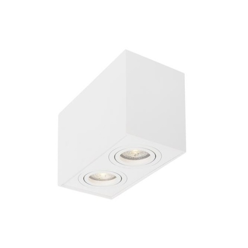 Corp aplicat cu 2 spoturi directionabile RENDE alb NVL-820602