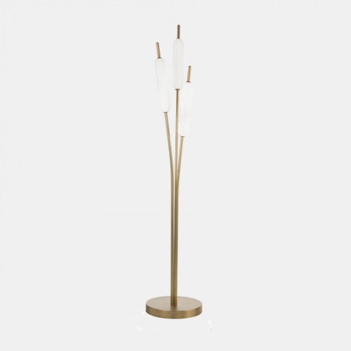 Lampadar LED design LUX, fabricat manual TYPHA 285.04.ON