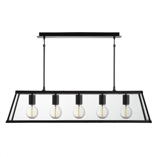 Lustra clasica design traditional Voyager 5L negru 4614-5BK SRT