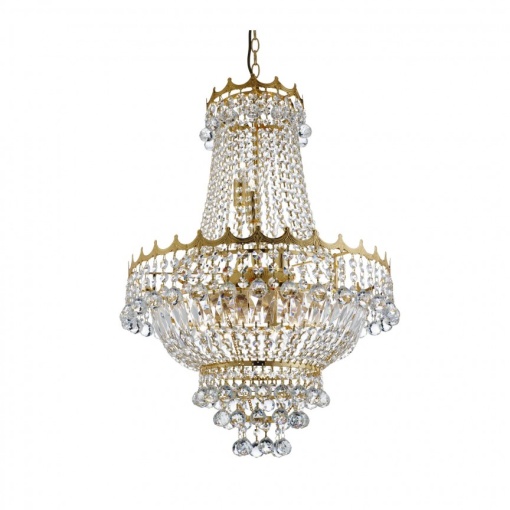 Lustra cristal casa scarii design LUX Versailles 9L 9112-52GO SRT
