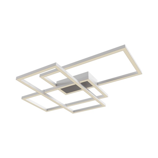 Lustra LED aplicata design minimalist Rida alb