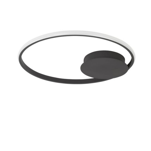 Lustra LED aplicata design modern circular FULINE negru NVL-9348073