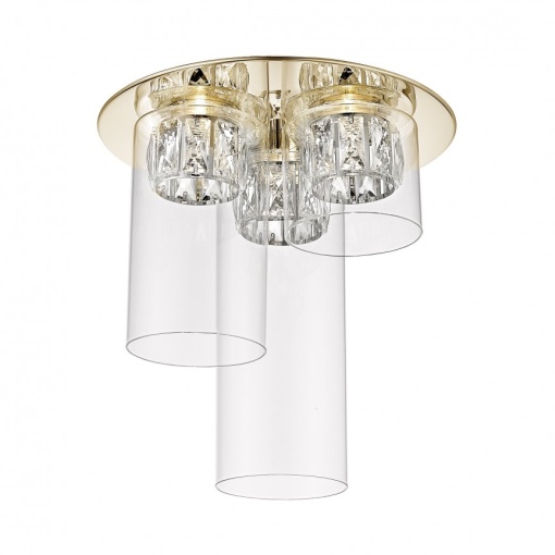 Lustra LED aplicata design modern GEM auriu C0389-03F-F7AC ZL