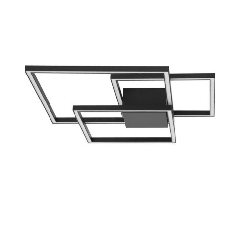 Lustra LED aplicata design modern geometric BILBAO 42W negru NVL-9500832
