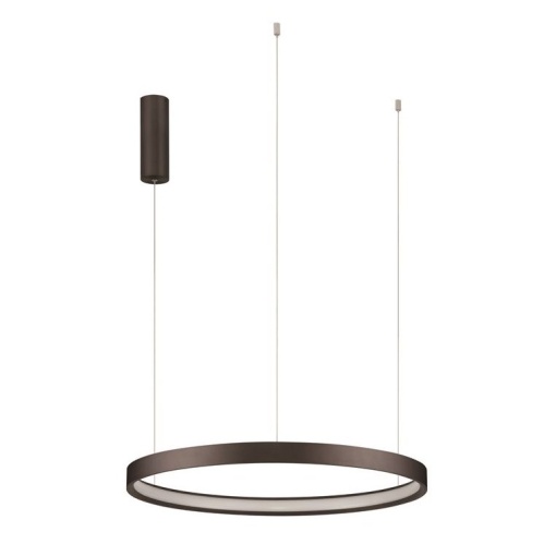 Lustra LED circulara PERRINE 60cm, maro
