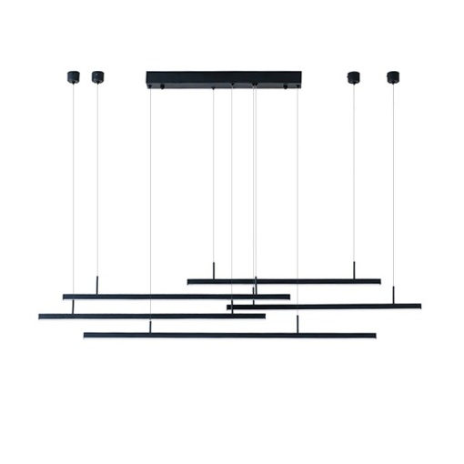 Lustra LED dimabila design modern Merlo black ZZ AZ3184