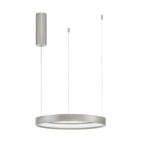Lustra LED suspendata design modern circular PERRINE D-40cm argintie