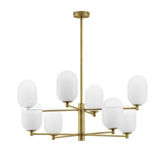 Lustra moderna design deosebit cu 8 de surse de lumina BALOR