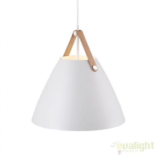 Lustra / Pendul design nordic Strap 36 alb 84343001 DFTP