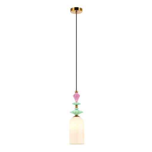 Pendul modern cu elemente ceramice si sticla Mahala