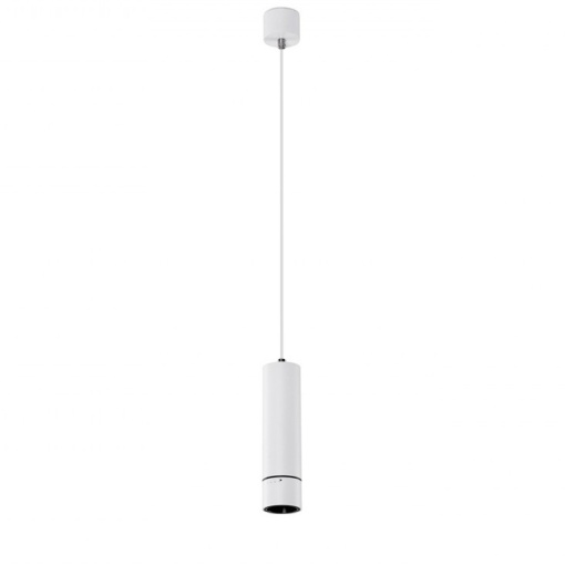 Pendul modern minimalist cu spot LED reglabil GALILEO 1 alb
