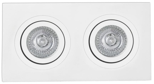 Rama spot directionabil, incastrabil, alb, dim. 25x9,2cm RADON-2, 43397