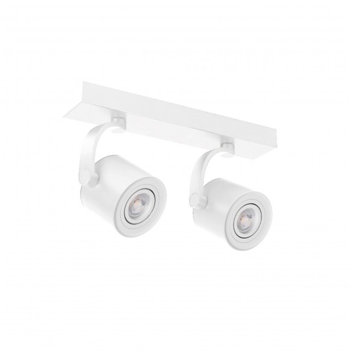 Spot aplicat cu brat directionabil de tavan/plafon BROSS ARM 2 alb ZZ AZ3502