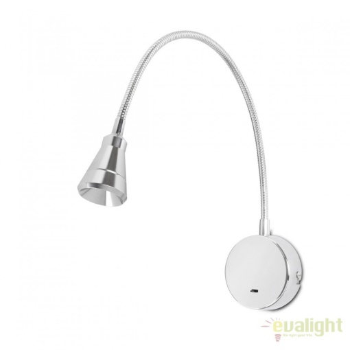 Aplica cu reader LED stil modern minimalist BEL crom 41028