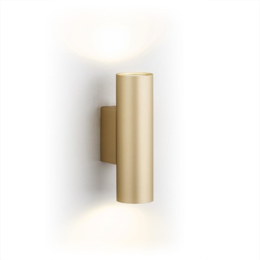 Aplica de perete cu lumina ambientala design modern Mitos plus auriu