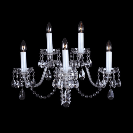 Aplica eleganta cu 5 brate cristal Bohemia N21 918/05/1-A
