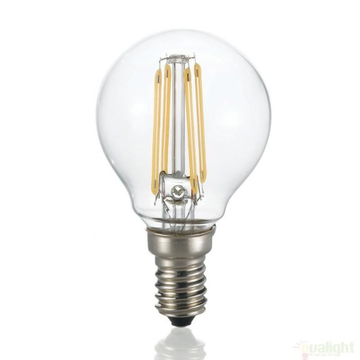 Bec LED CLASSIC E14 4W SFERA TRASPARENTE 3000K 101200