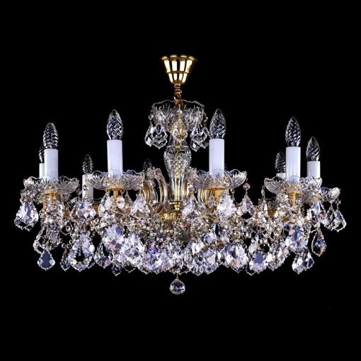 Candelabru 10 brate design LUX Cristal Bohemia Exclusive MARIA TEREZIA 45
