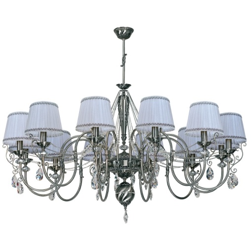 Candelabru 12 brate design clasic realizata manual, Cristal Swarovski Luca
