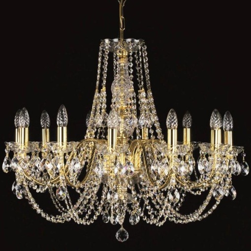 Candelabru Cristal Bohemia Exclusive 12 brate ARIANA XII. - Img 1