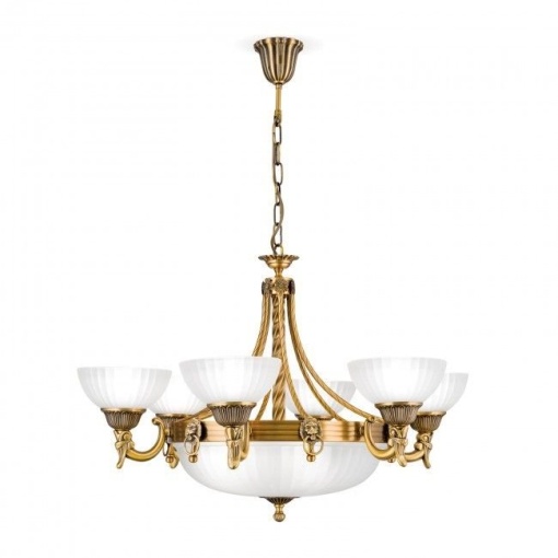 Candelabru stil clasic diam.75cm Rocca LU 1689/6+3 bronze OR