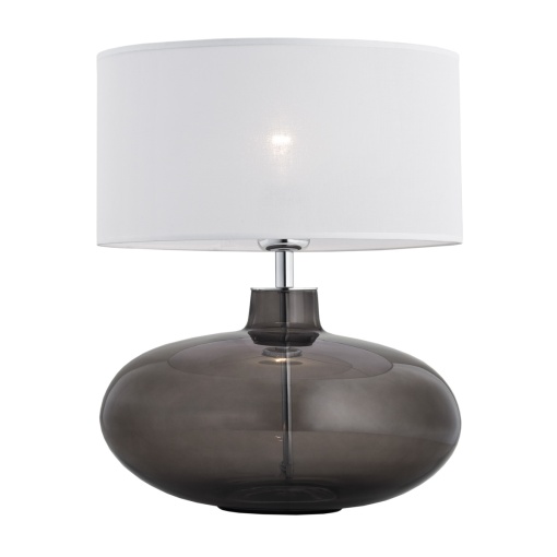 Lampa de masa moderna SEKWANA alb/fumuriu