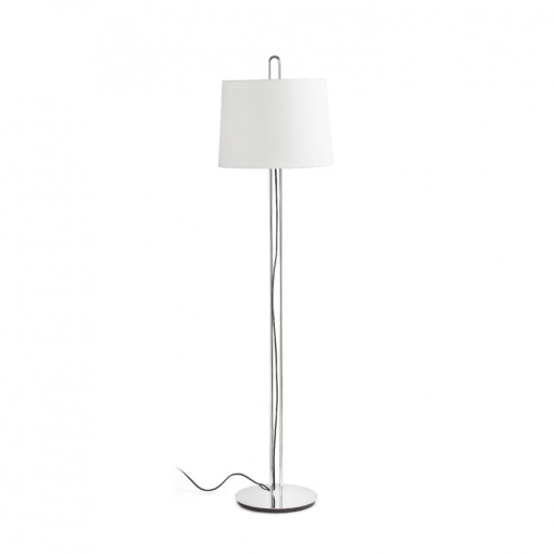 Lampadar / Lampa de podea moderna design elegant MONTREAL crom/bej