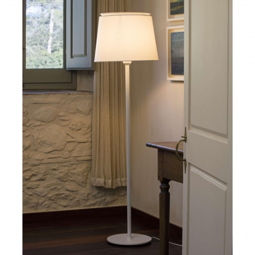 Lampadar / Lampa de podea moderna design elegant SAVOY alba