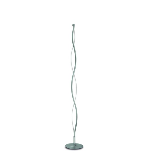 Lampadar LED design modern Sahara 20W argintiu crom