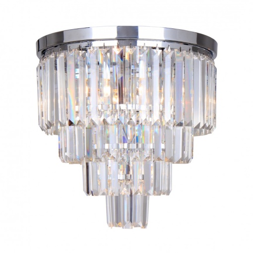 Lustra aplicata design deosebit AMEDEO, crom FC17106/4+1-CHR ZL