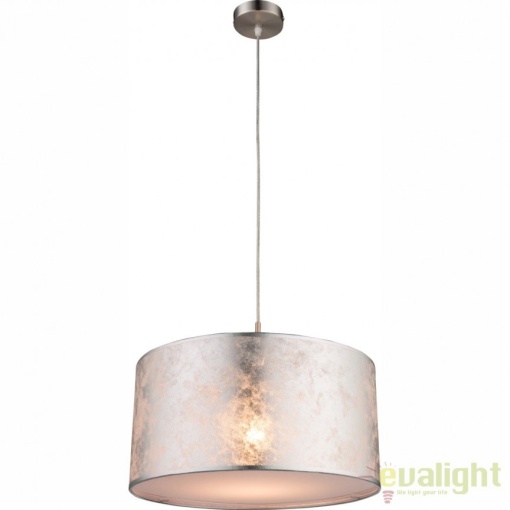 Lustra aplicata design modern argintie AMY I 15188H GL