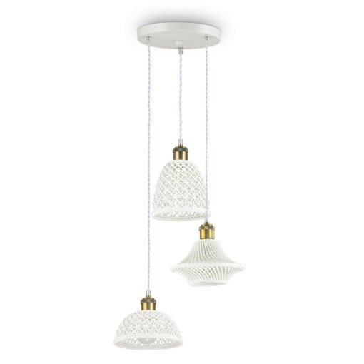 Lustra cu 3 pendule ceramice design modern LUGANO SP3 206875