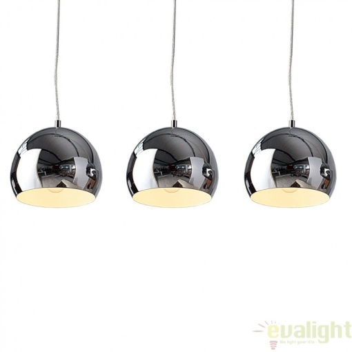 Lustra eleganta cu 3 pendule Chromagon 3 crom A-17760 VC