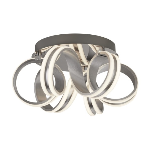 Lustra LED aplicata design modern Belle argintiu