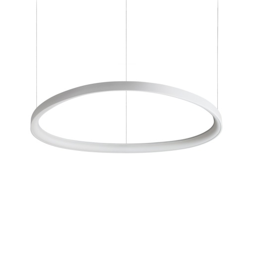 Lustra LED suspendata design circular GEMINI SP D081 BIANCO - Img 1