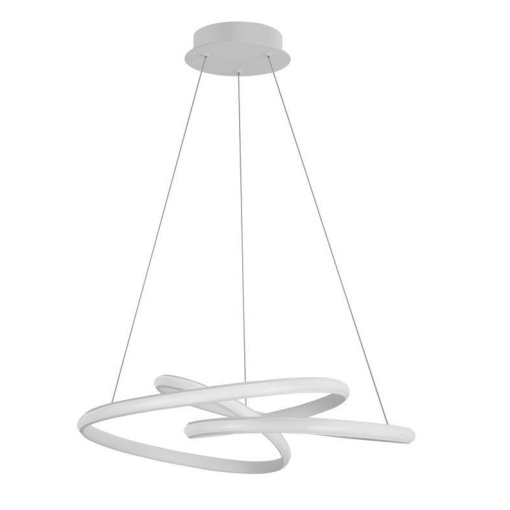 Lustra LED suspendata design modern MENTON alba NVL-9147111