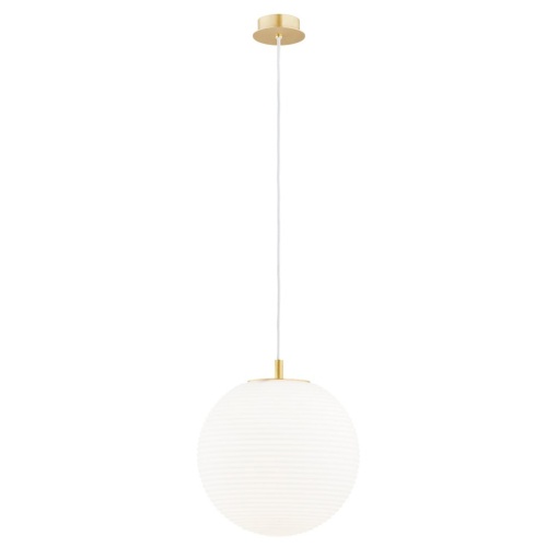 Lustra, Pendul design modern Evans 30cm, alb