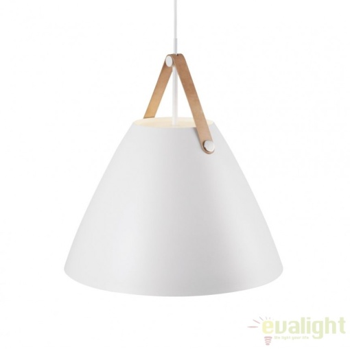 Lustra / Pendul design nordic Strap 48 alb 84353001 DFTP