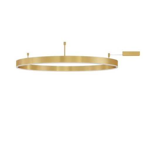 Lustra/Plafoniera LED dimabila design circular MOTIF bronz 100cm