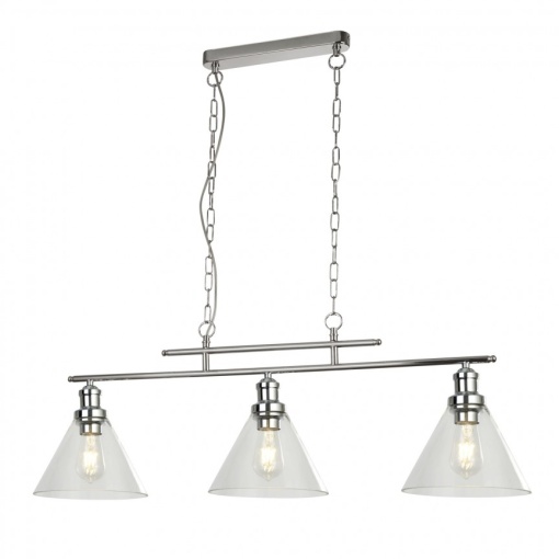Lustra suspendata design clasic Pyramid crom 1277-3CC SRT
