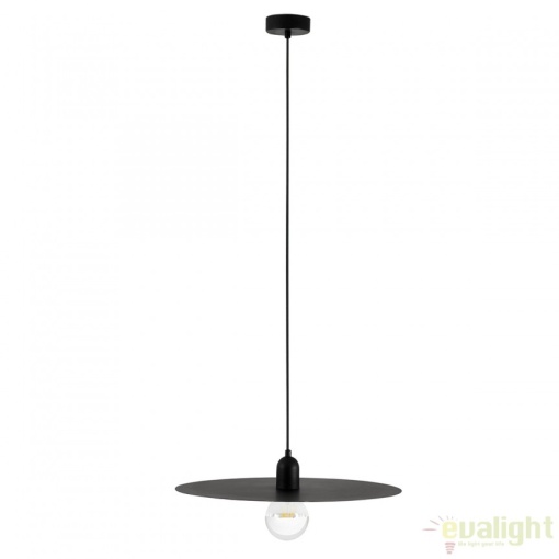 Pendul design modern minimalist PLAT negru 68145