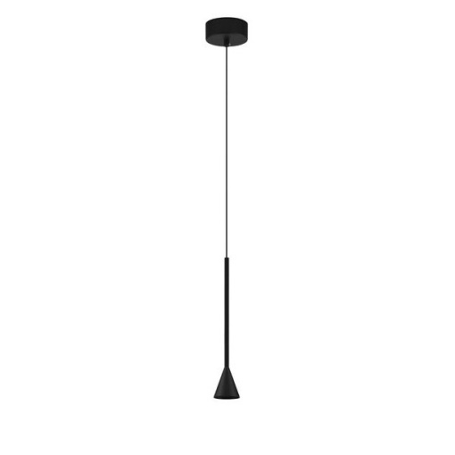 Pendul LED design minimalist NET negru - Img 1