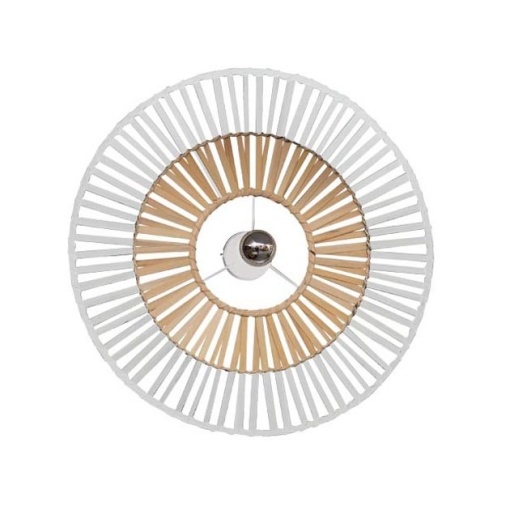 Plafoniera / aplica pentru tavan/perete design modern Baule alb, natur 40cm