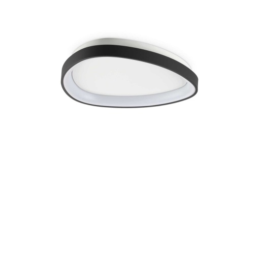 Plafoniera LED design circular GEMINI pl d042 on-off negru - Img 1